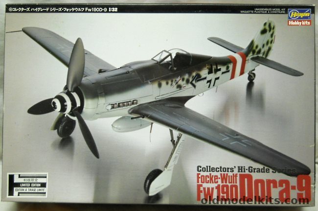 Hasegawa 1/32 Focke-Wulf FW-190 D-9 Collector's High-Grade Issue - (FW190D9), CH3 plastic model kit